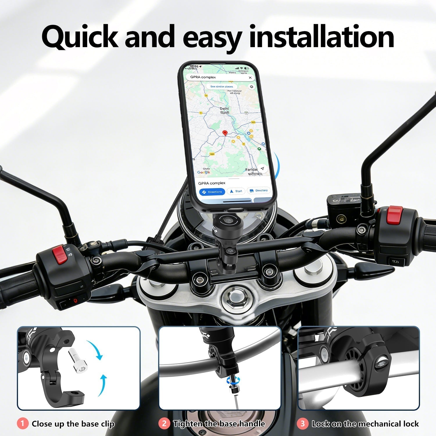 Why Your Motorcycle Handlebar Mount Should Pass the "Highway Vibration Test"