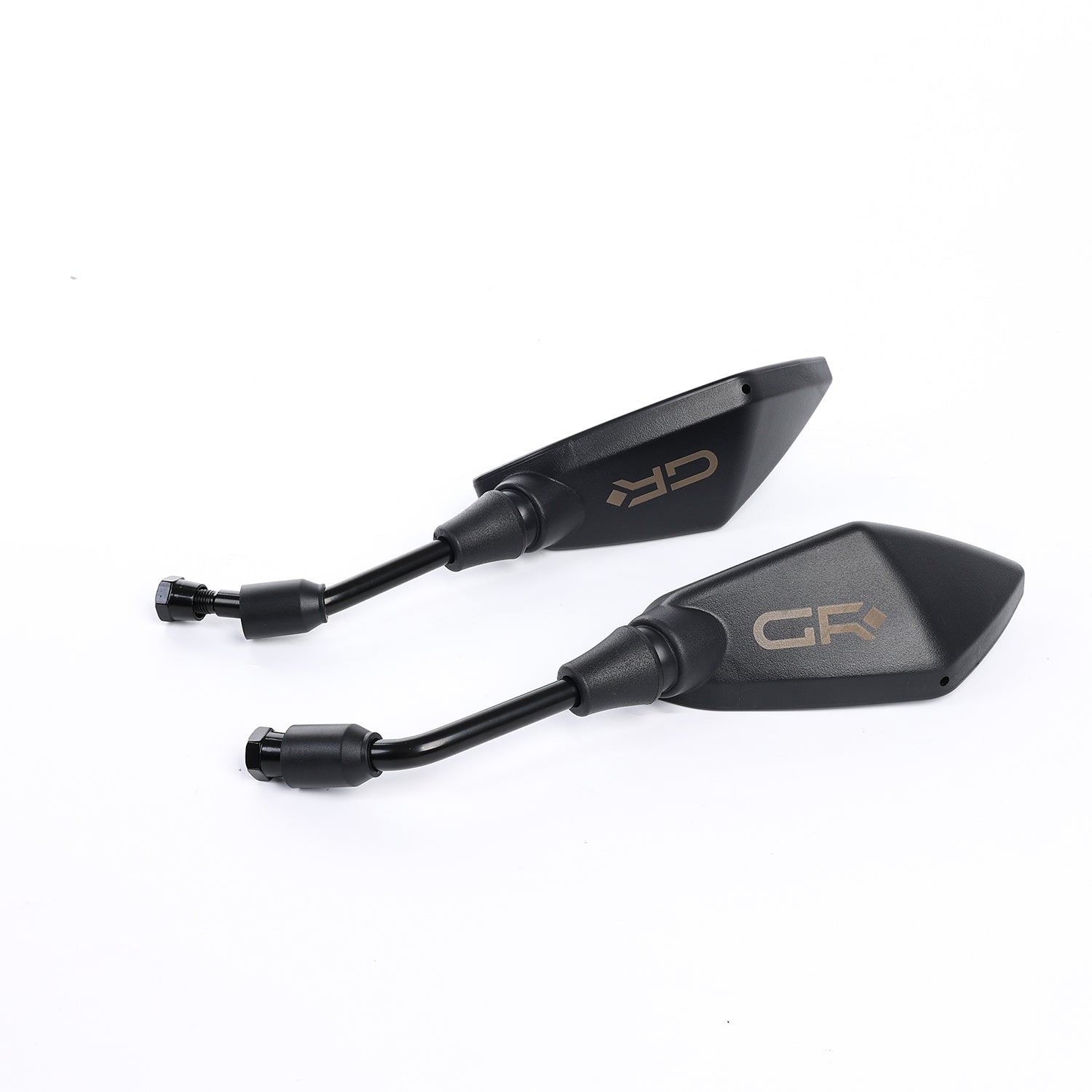 Espejos de motocicleta GR - Espejos retrovisores laterales para manillar con tornillo M8 M10 - Se adapta a bicicletas, scooters, ATV, UTV, motos de cross