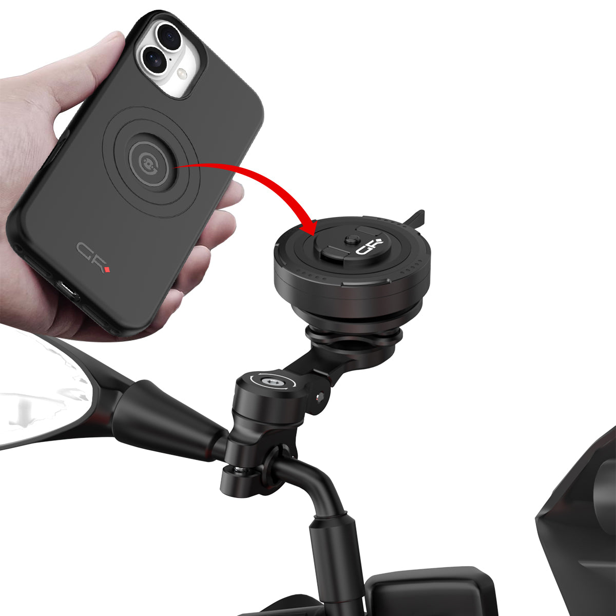 MT9 Crossbar/ Mirror Mount with Vibration Dampener PRO