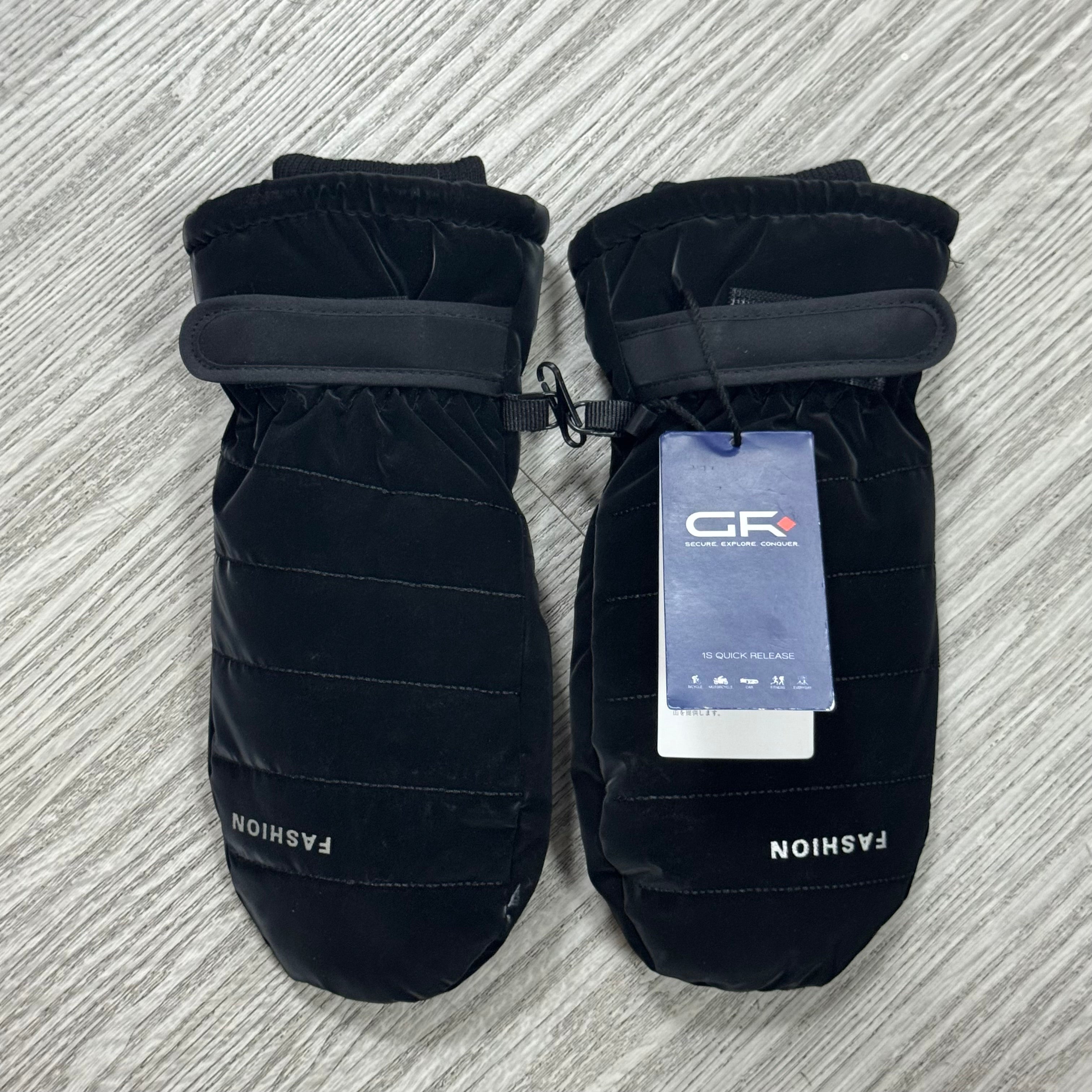 Manoplas de esquí de invierno GR Outdoors para hombres y mujeres - Guantes de nieve cálidos para clima frío Antideslizantes Repelentes al agua Cortavientos