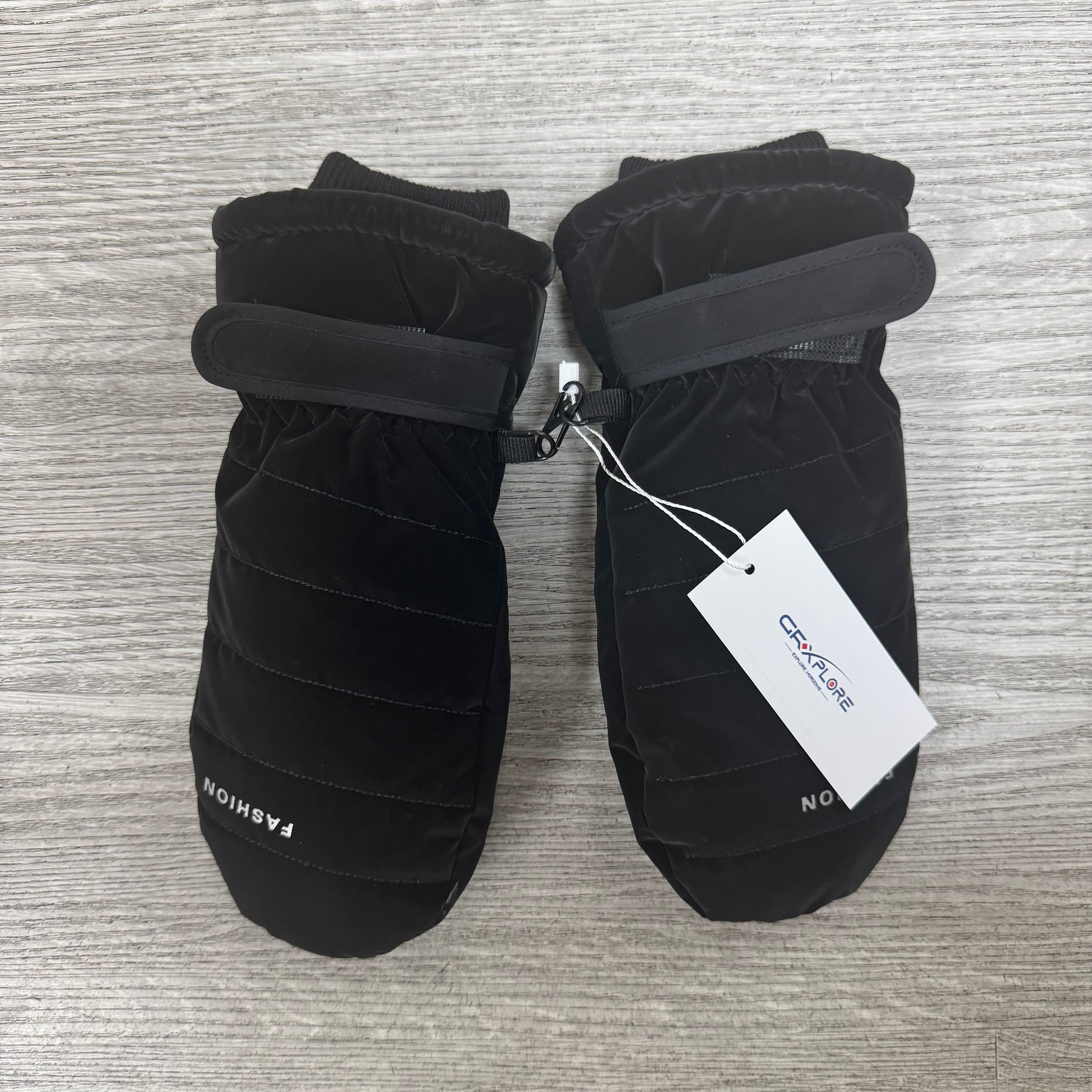 GRXPLORE Manoplas de esquí para hombre y mujer, guantes de nieve de invierno repelentes al agua, manoplas cálidas con aislamiento a prueba de viento para clima frío