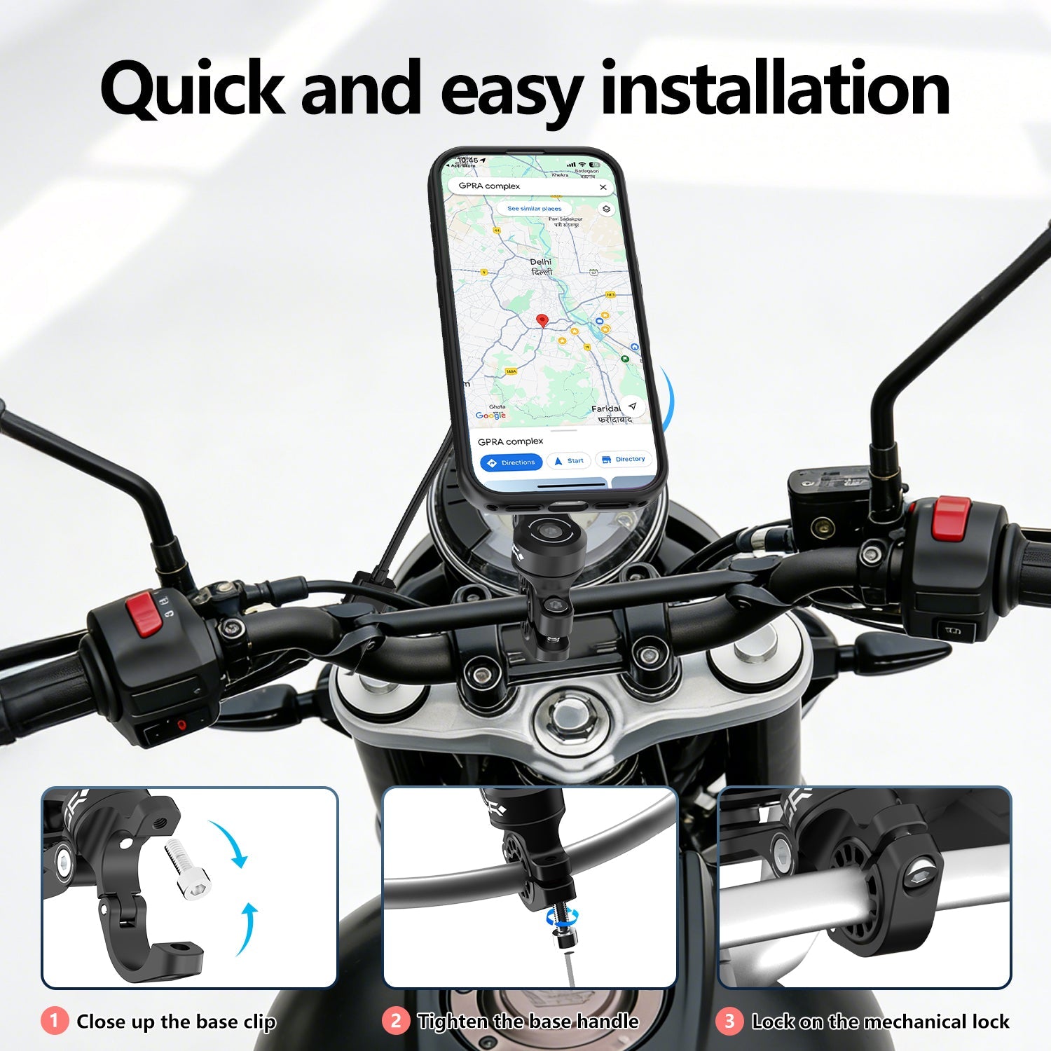 Why Your Motorcycle Handlebar Mount Should Pass the "Highway Vibration Test"
