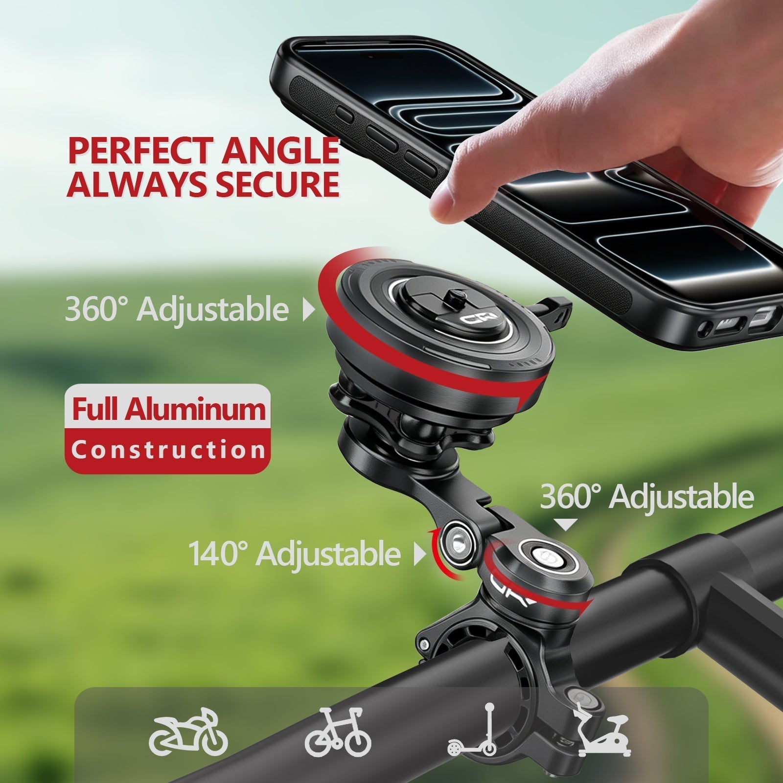 How a Bike Phone Mount with UV-Resistant Materials Prevents Fading and Cracking Over Seasons