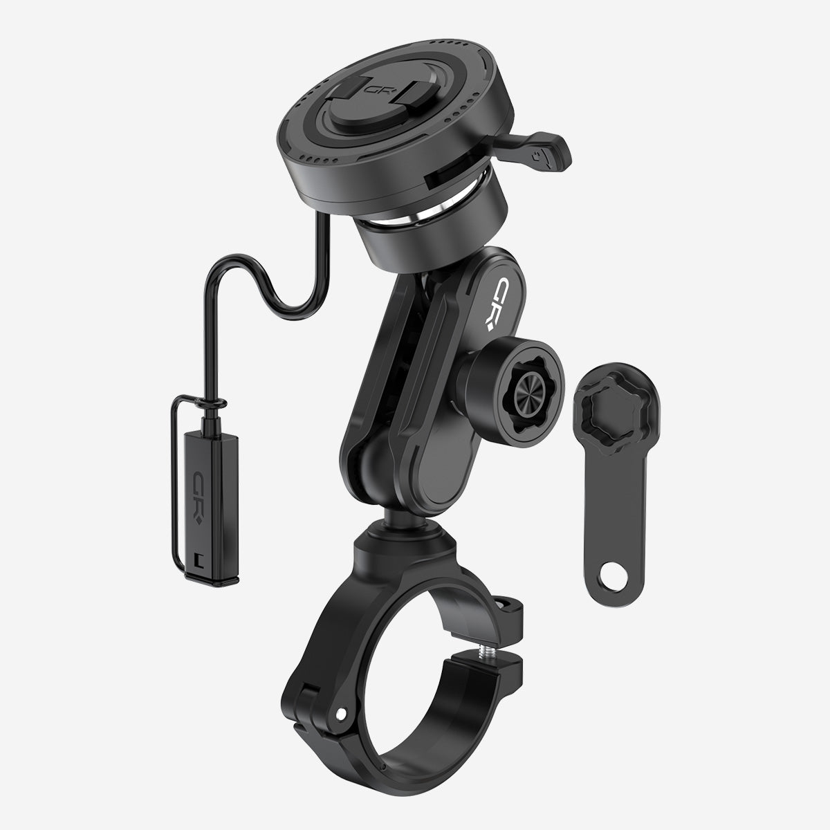 GRXPLORE GR-MW90-L Handlebar Mount with Wireless Charging