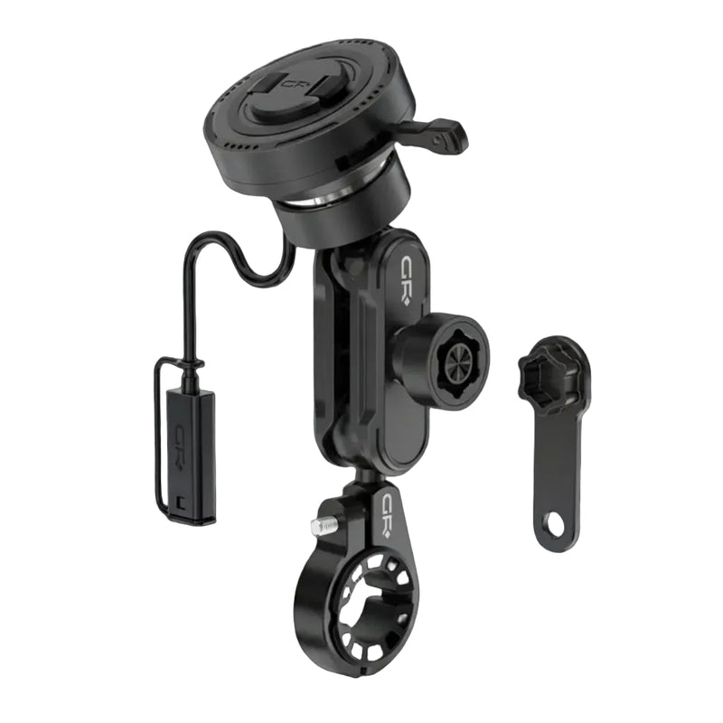 MW60-L Handlebar Mount with Wireless Charging with Vibration Dampener
