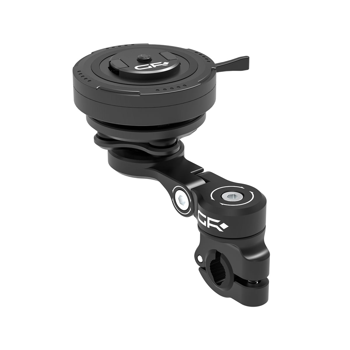 GRxplore MT9 Mirror Stem Next-Gen Docking Phone Holder for Motorcycle