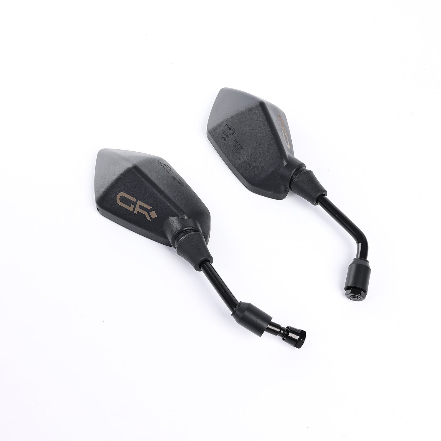 Espejos de motocicleta GR - Espejos retrovisores laterales para manillar con tornillo M8 M10 - Se adapta a bicicletas, scooters, ATV, UTV, motos de cross