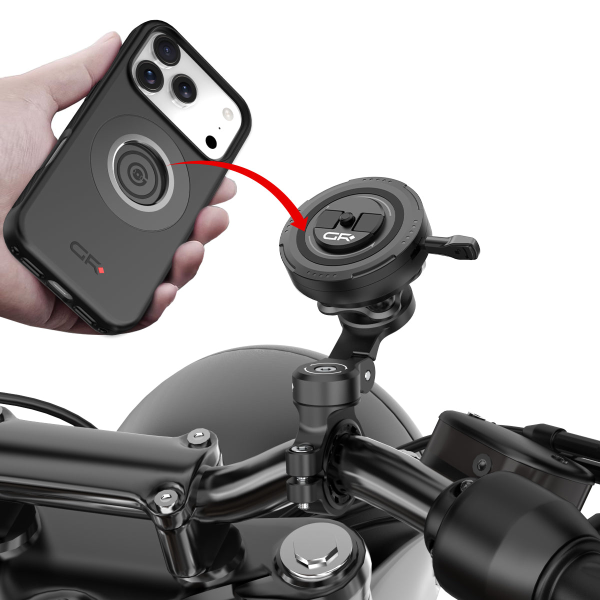 MT11 Handlebar Mount with Vibration Dampener PRO