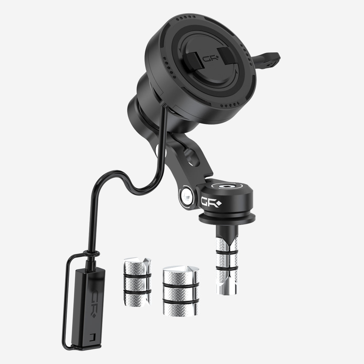 GRXPLORE GR-MW61 Fork Stem Mount with Wireless Charging