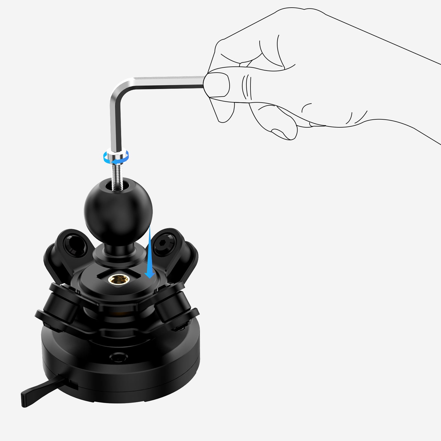 FD30 1" Ball Head Adapter