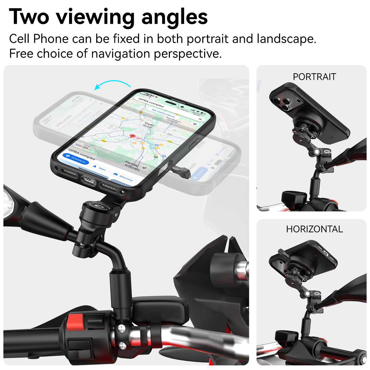 MT9 Crossbar/ Mirror Mount with Vibration Dampener PRO