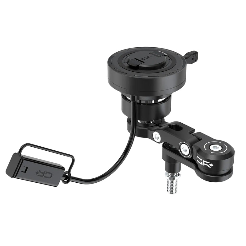MW66 Handlebar Clamp Bolt Mount with Wireless Charging with Vibration Dampener