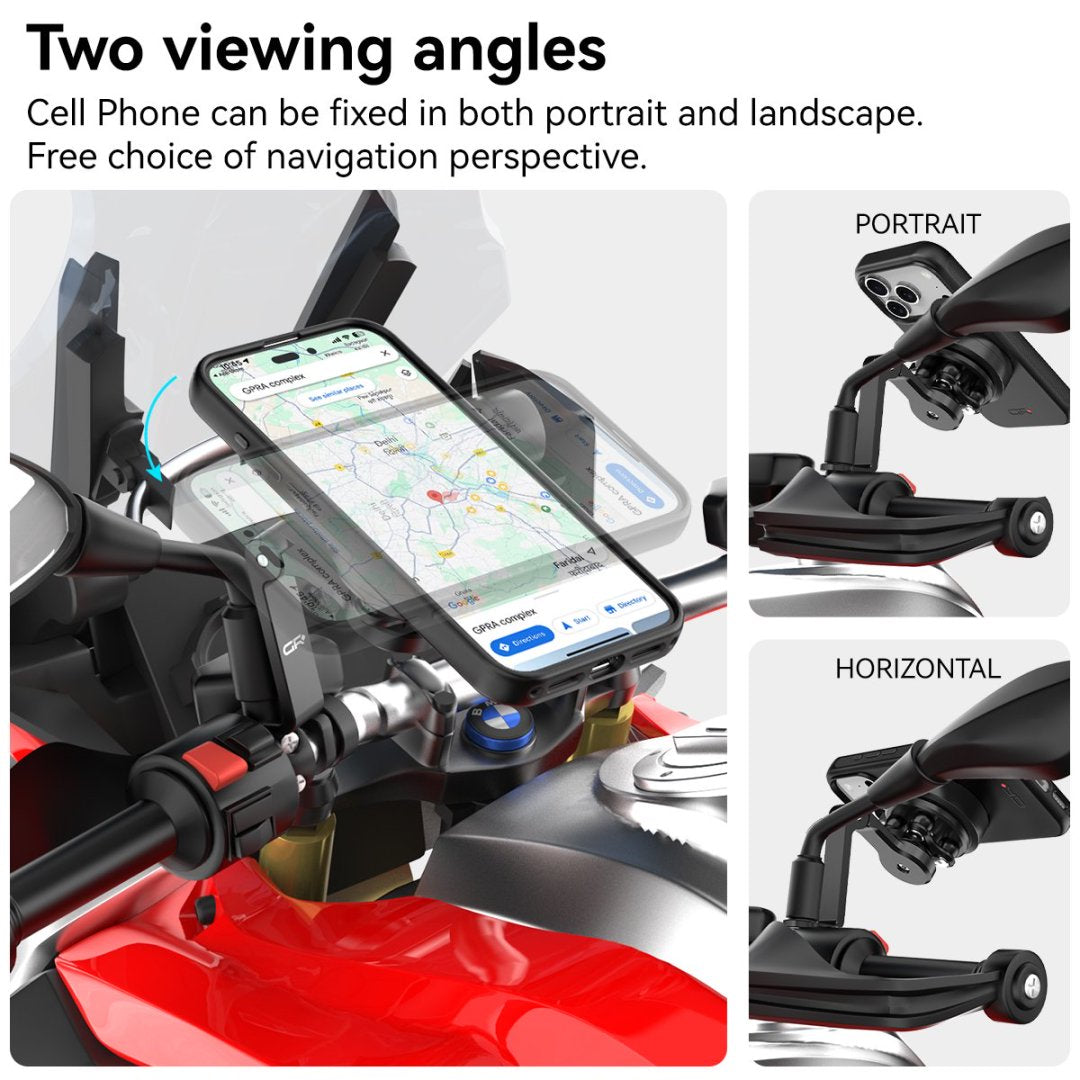 MT16 Mirror Base Mount for M6/M8/M10 Sizes with Vibration Dampener PRO