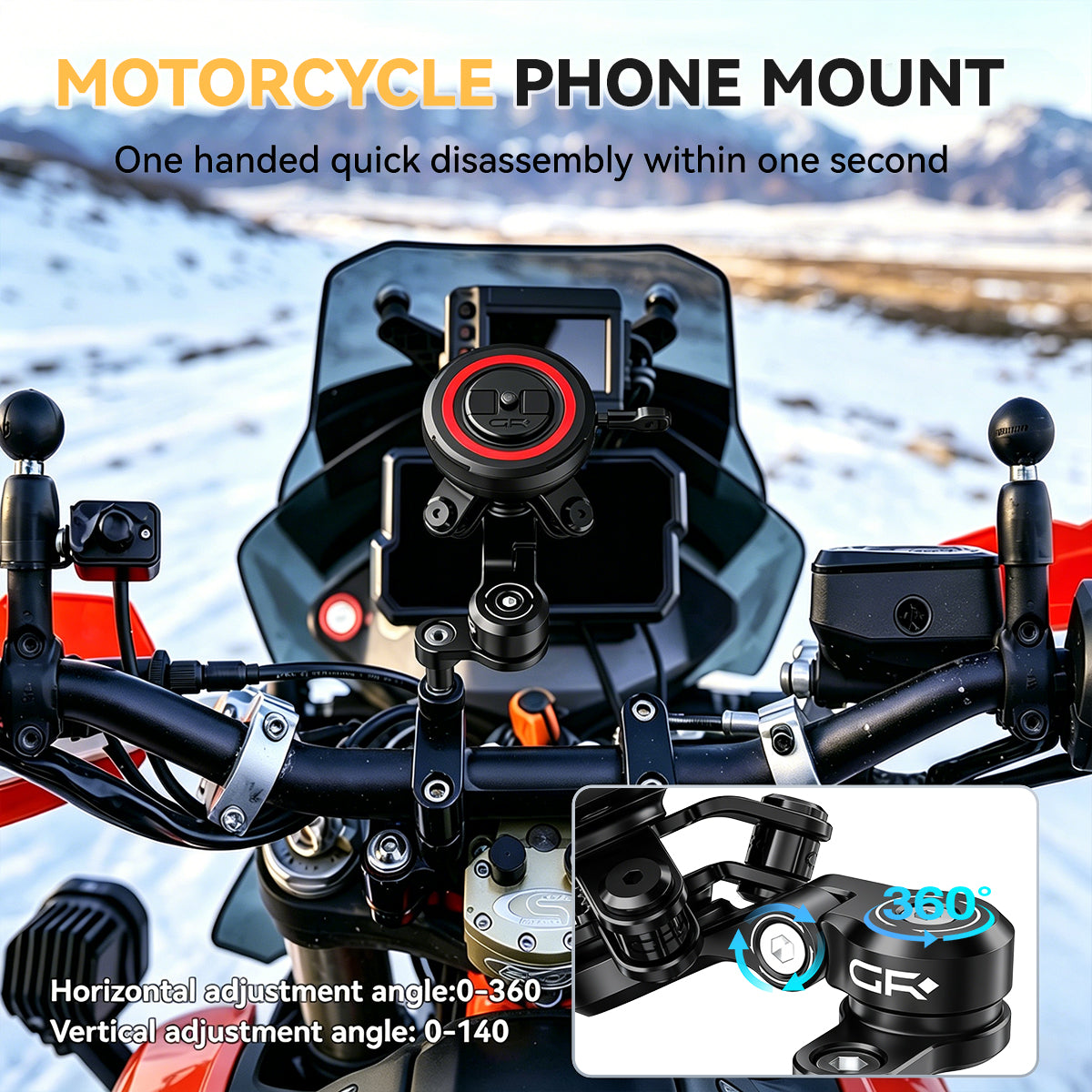 MS65 Handlebar Clamp Bolt Mount