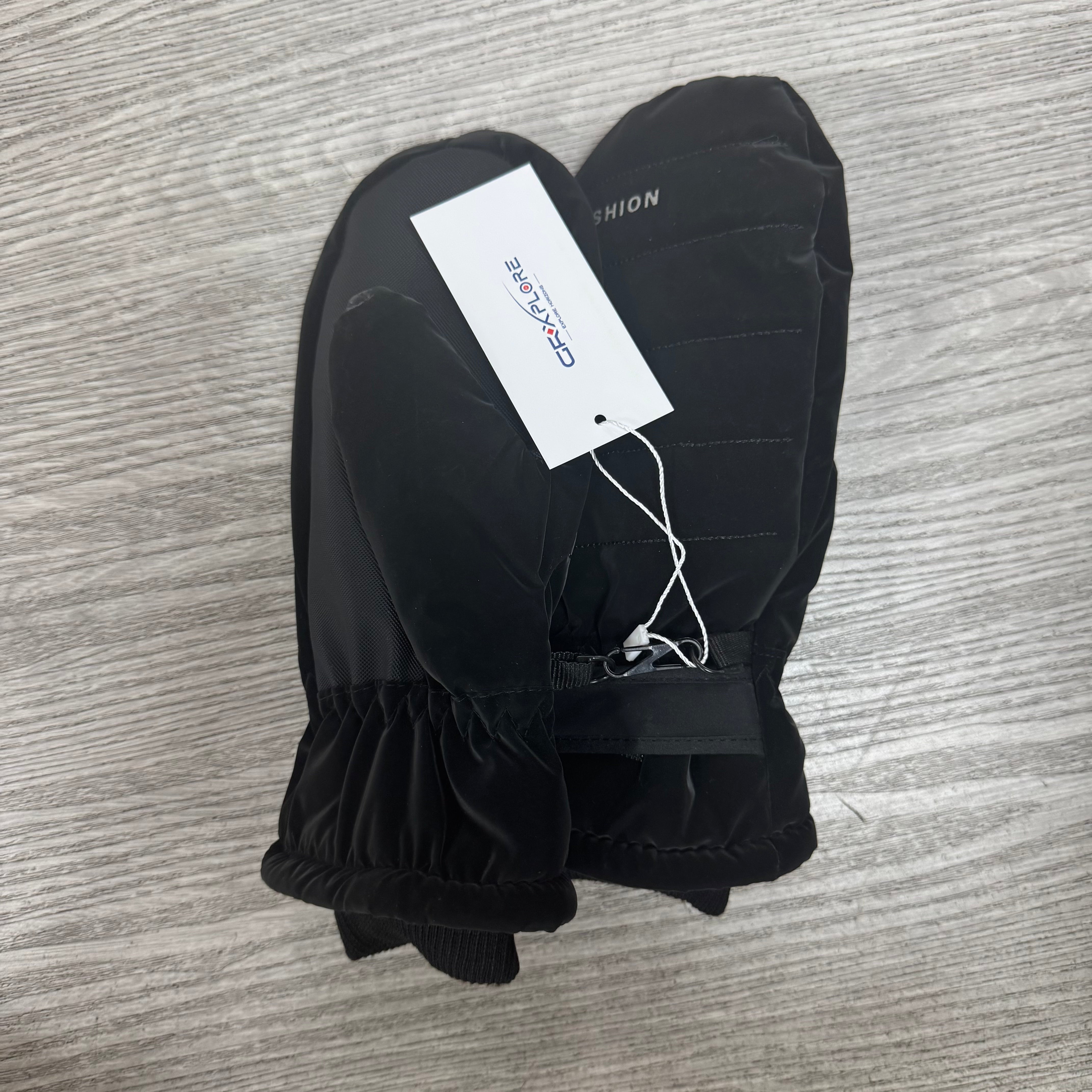 GRXPLORE Manoplas de esquí para hombre y mujer, guantes de nieve de invierno repelentes al agua, manoplas cálidas con aislamiento a prueba de viento para clima frío